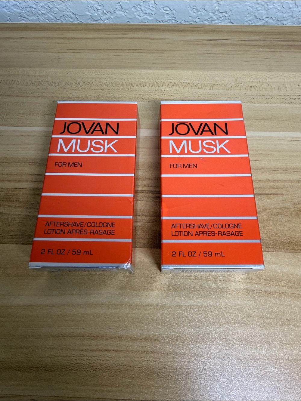 Vintage COTY Jovan Musk For Men Aftershave Cologne Original Formula Lot of 2